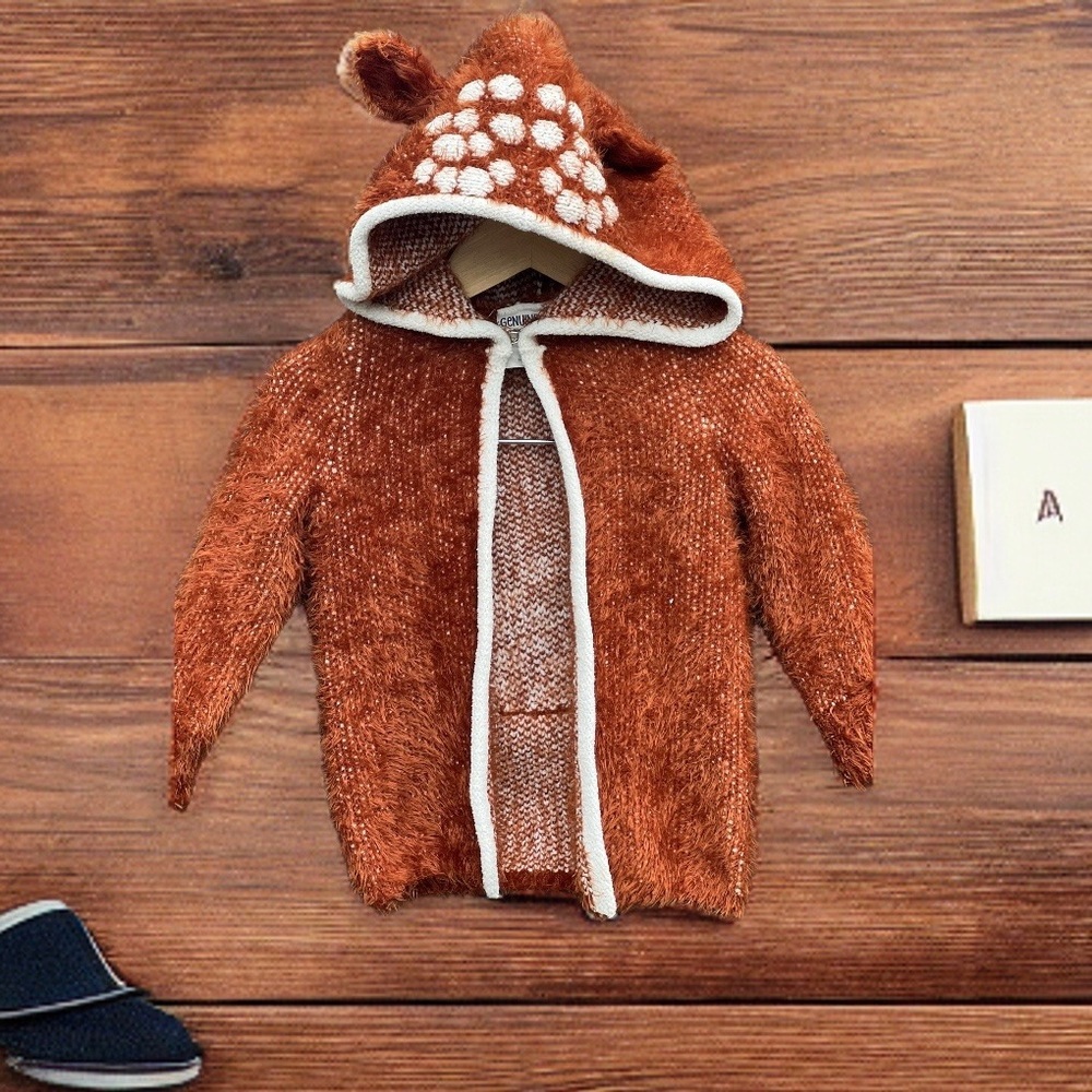 Genuine Kids From Oshkosh Baby Fawn Hooded Sweat